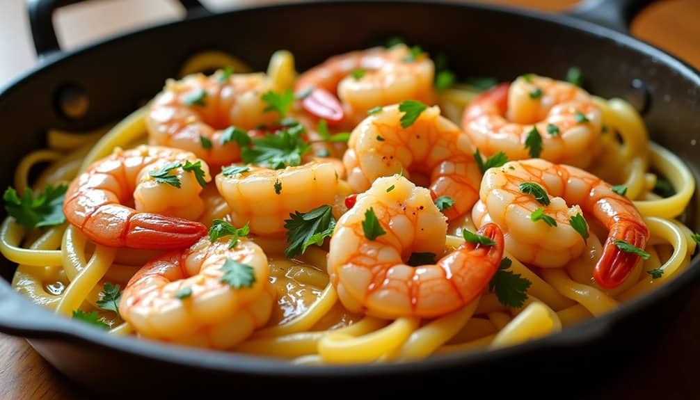 aromatic buttery garlicky shrimp delicacy