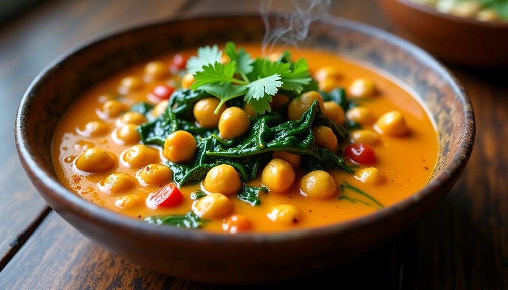 aromatic protein rich vegetarian indian dish