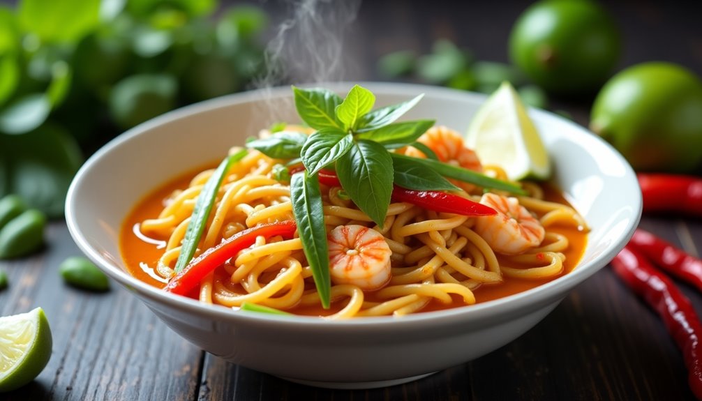 aromatic thai coconut curry noodles