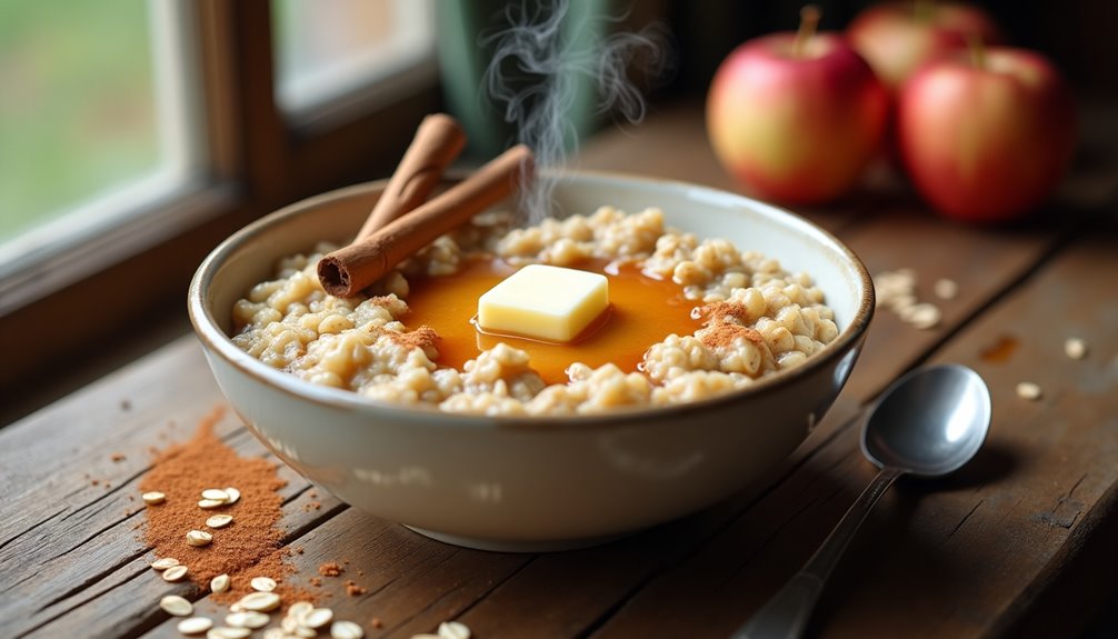 autumnal breakfast with comforting spices