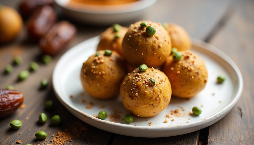 autumnal caffeinated bite sized treats