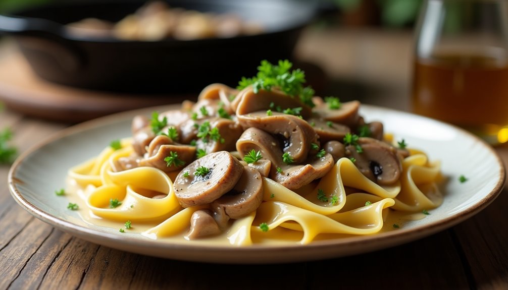 beef stroganoff one skillet preparation