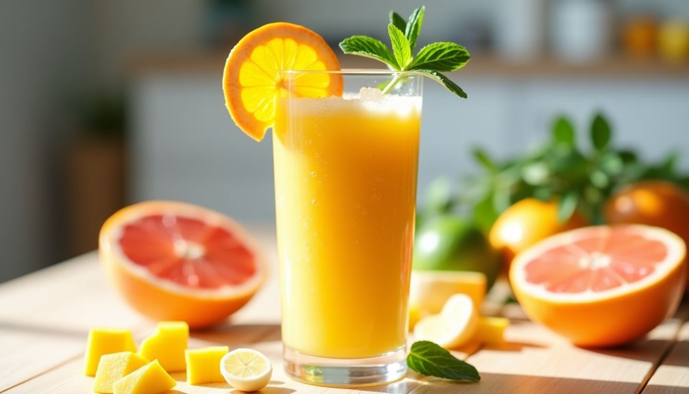 bright zesty refreshing sweet