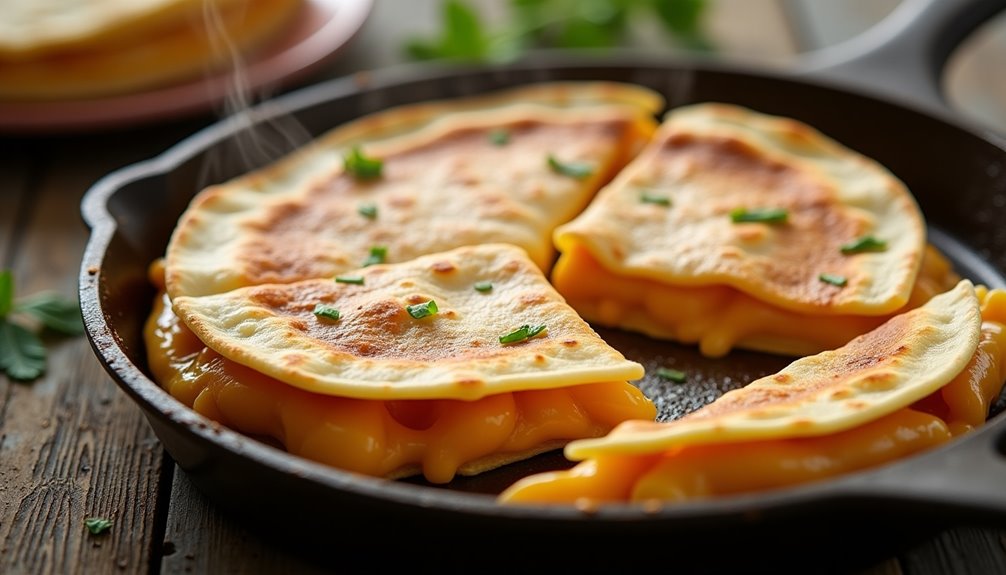 cheesy single pan quesadilla recipe