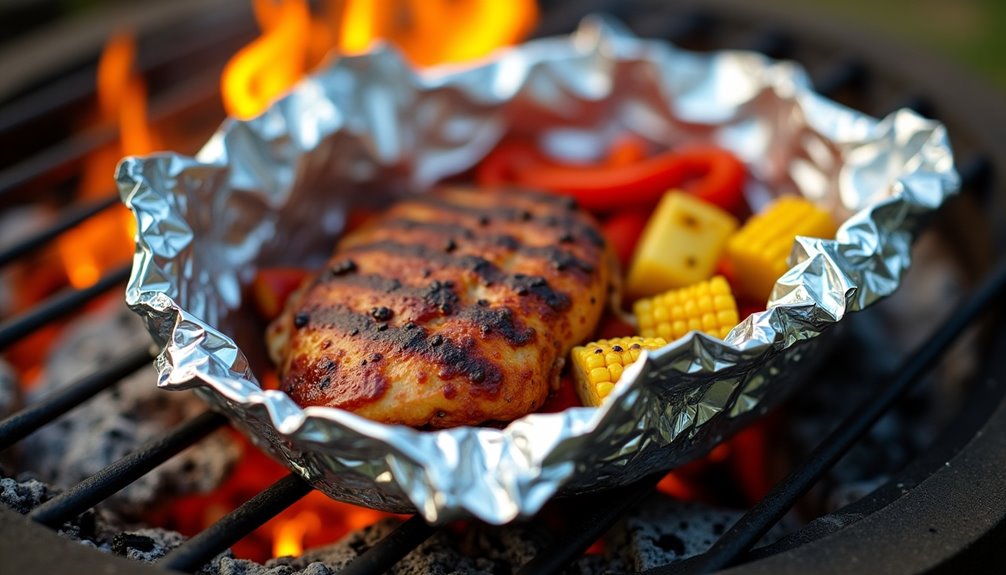 chicken barbecue foil simplicity