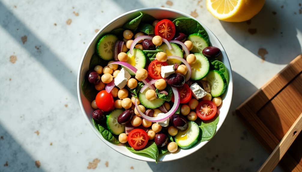 chickpea based mediterranean inspired wholesome meal