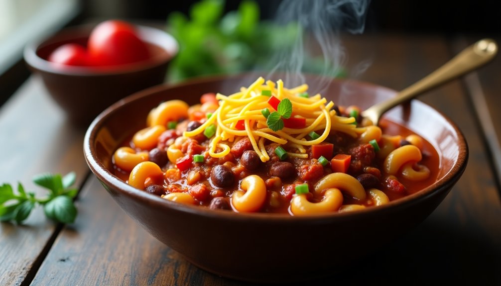 comforting meatless pasta casserole dish