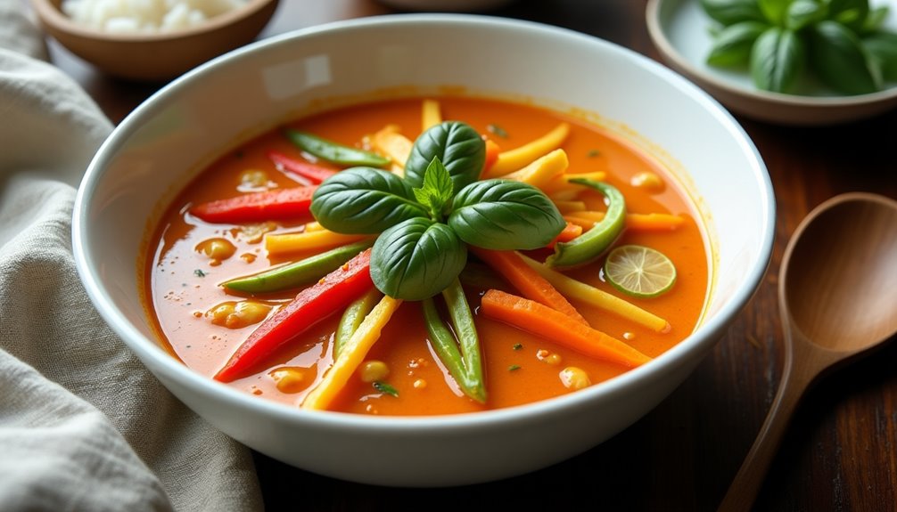 creamy coconut vegetable thai curry