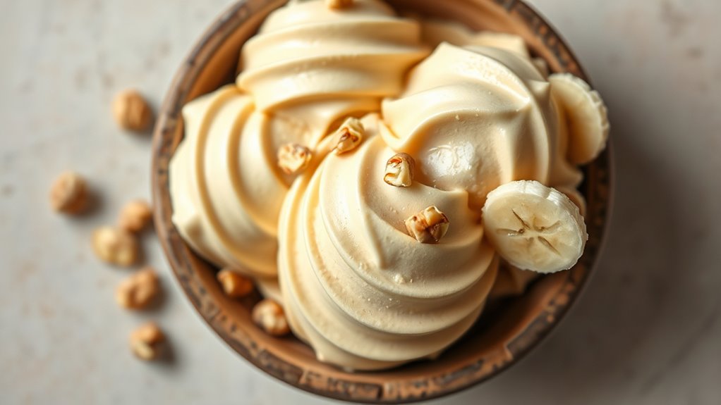 creamy frozen nutty banana delight