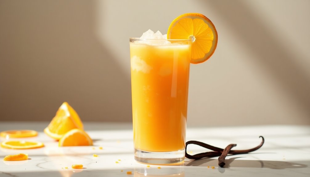 creamy orange frozen delight