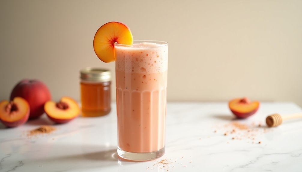 creamy peachy dreamy smoothie