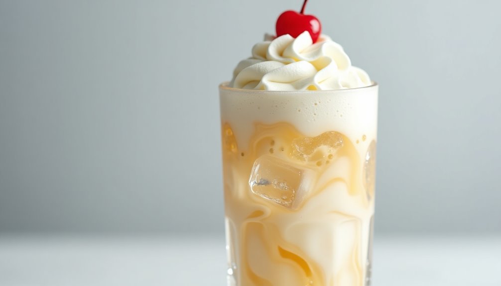 creamy vanilla infused italian beverage