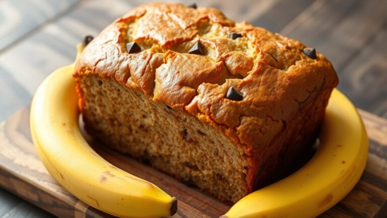 crispy crunchy banana bread