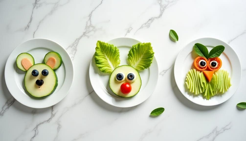 decorative animal shaped food platters