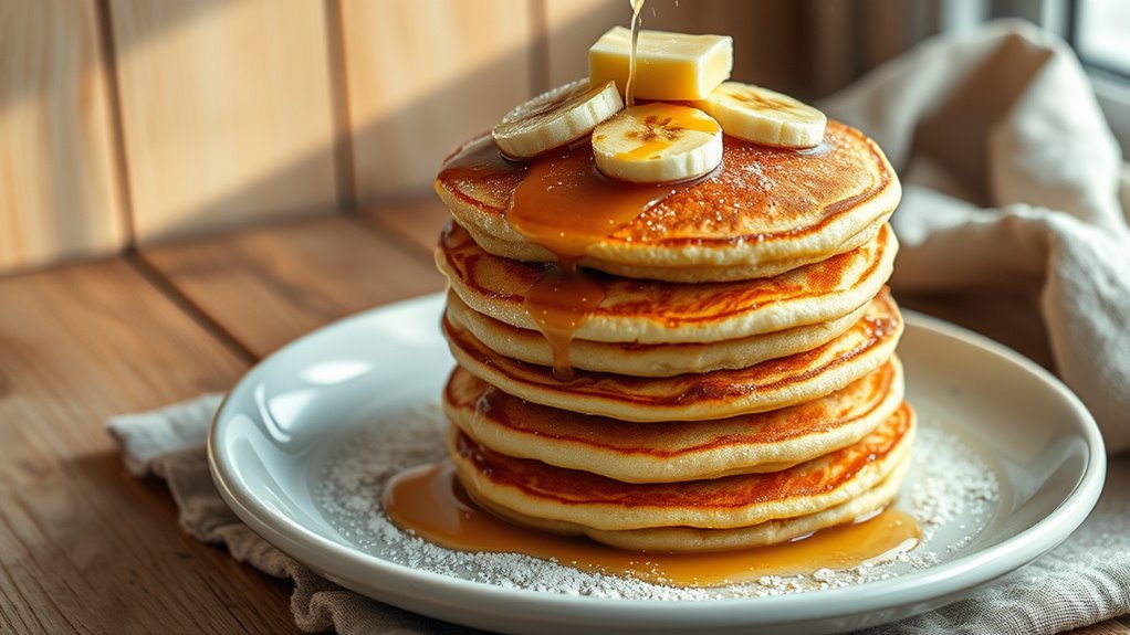 delectable banana infused pancake delight