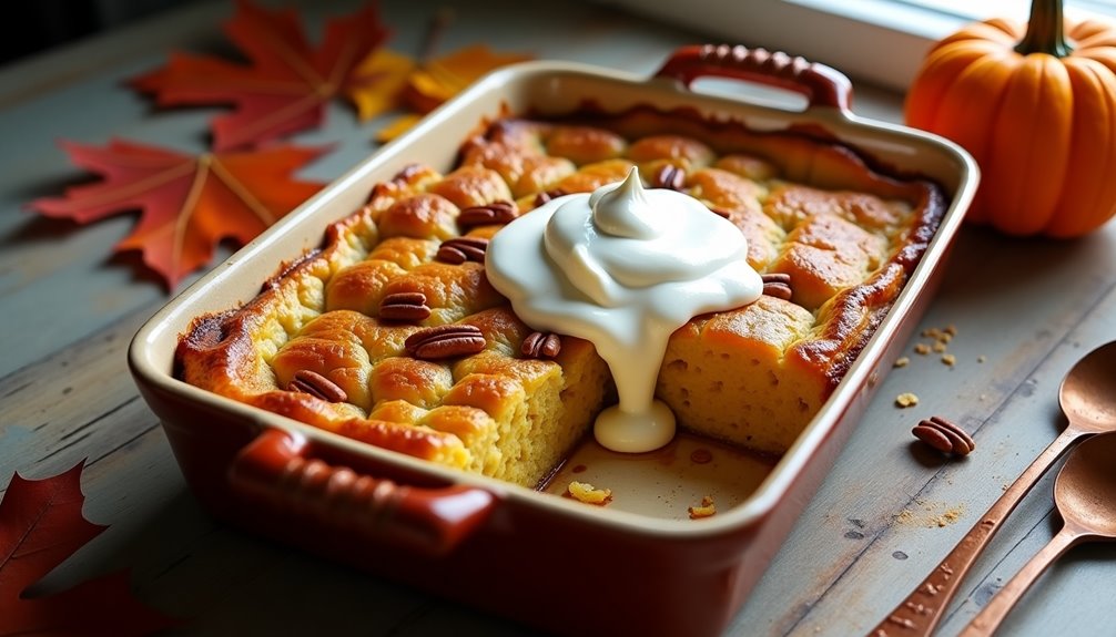 delectable pumpkin infused bread pudding recipe