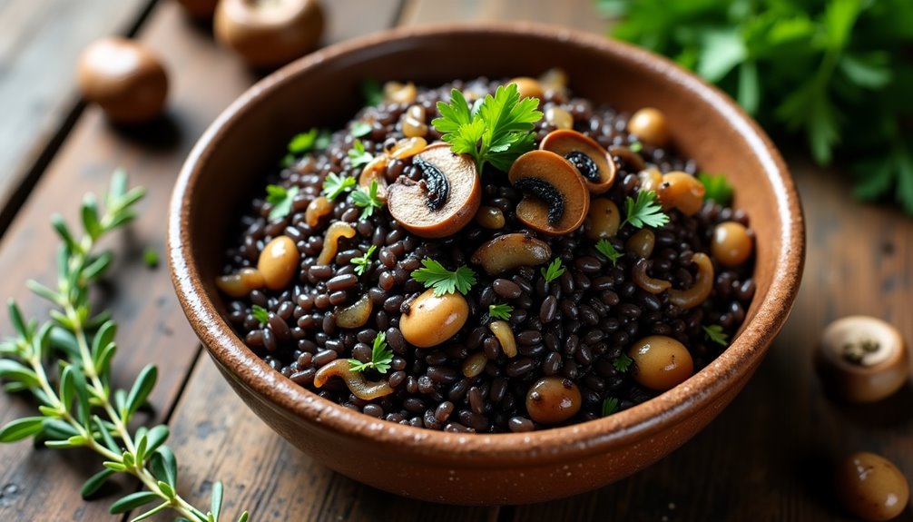 earthy nutty aromatic rice dish