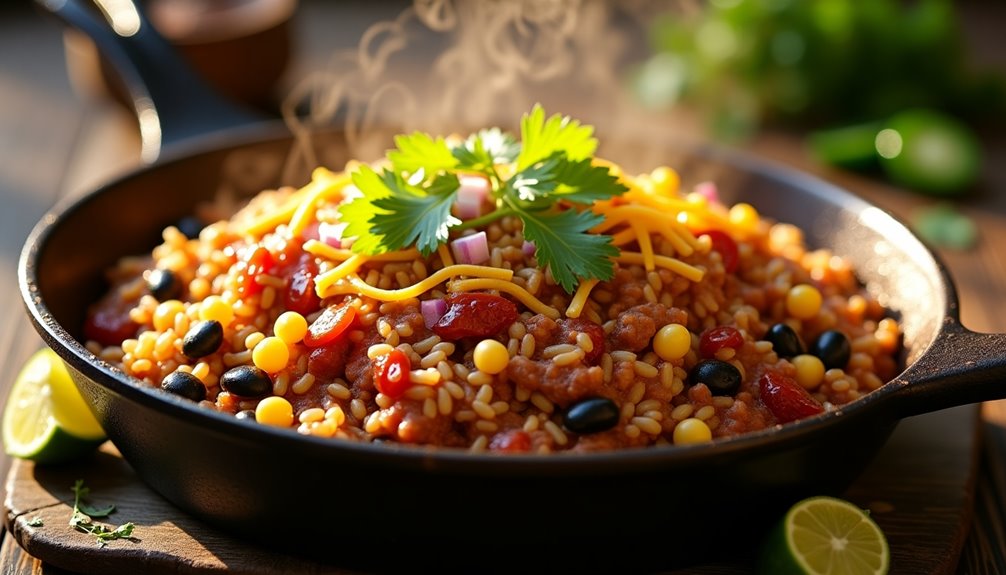 easy one pot taco inspired meal