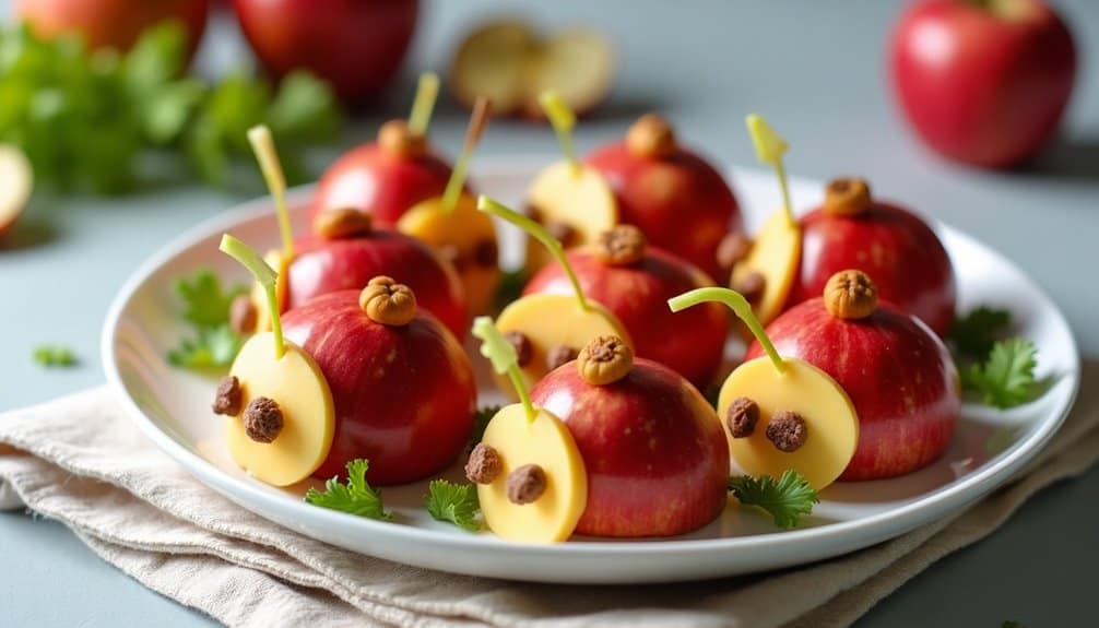 edible nature inspired appetizer creation