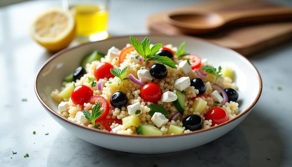 flavorful aromatic mediterranean inspired grain dish