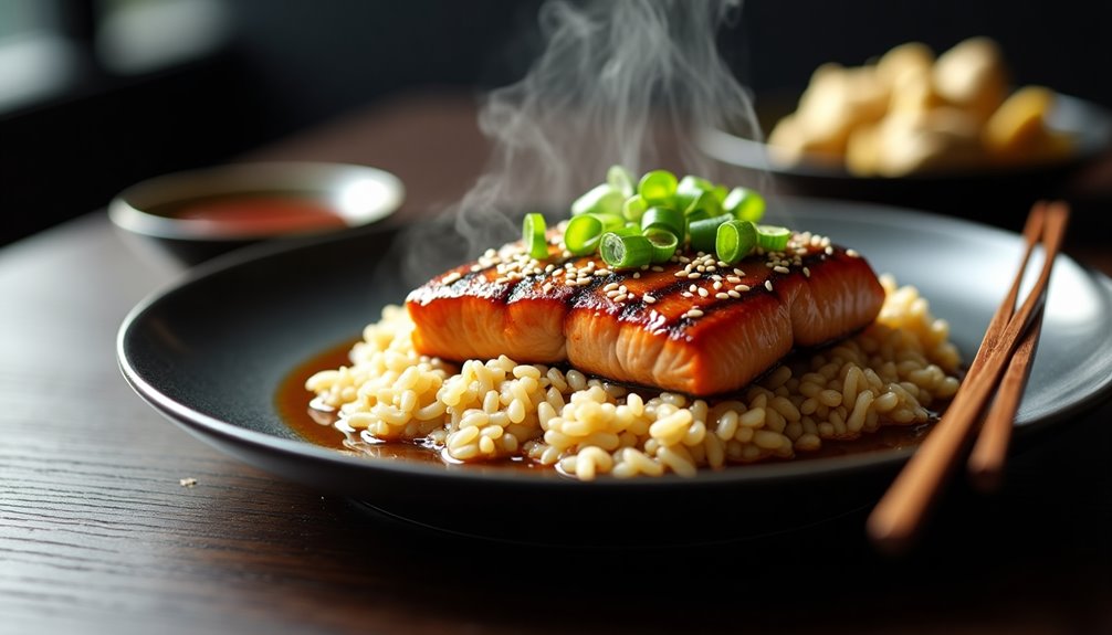 flavorful asian inspired salmon dish