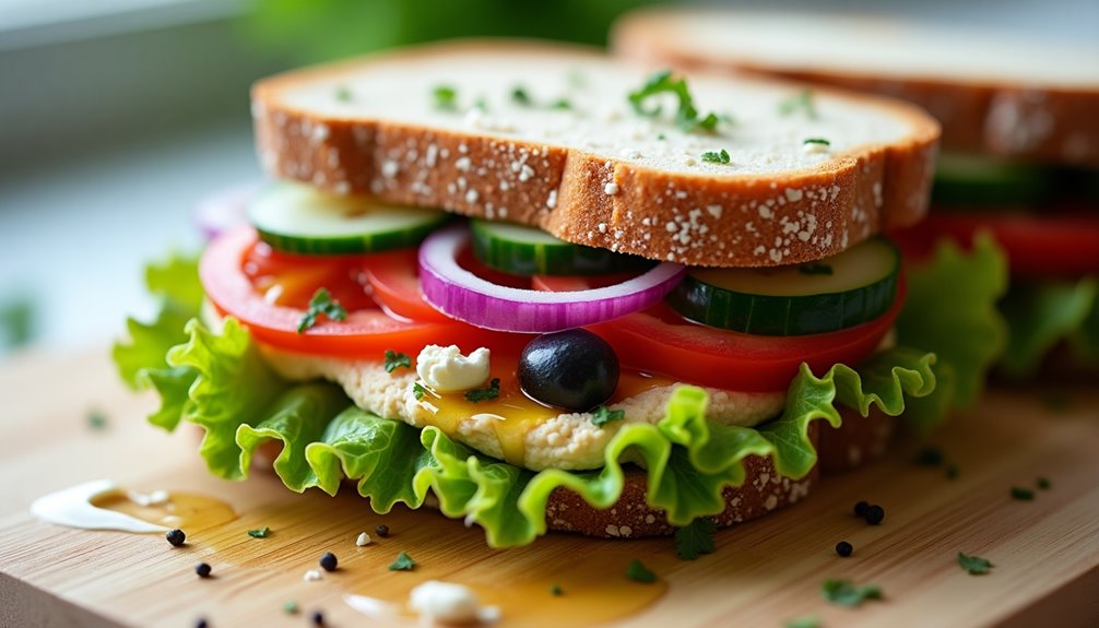 flavorful fresh no hassle mediterranean sandwich