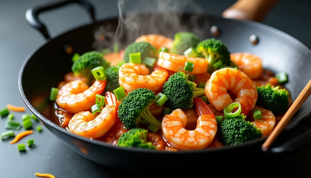 flavorful seafood vegetable combination