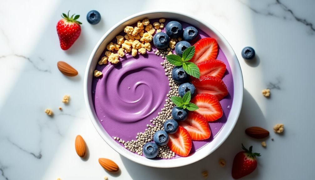 fresh smoothie bowl toppings