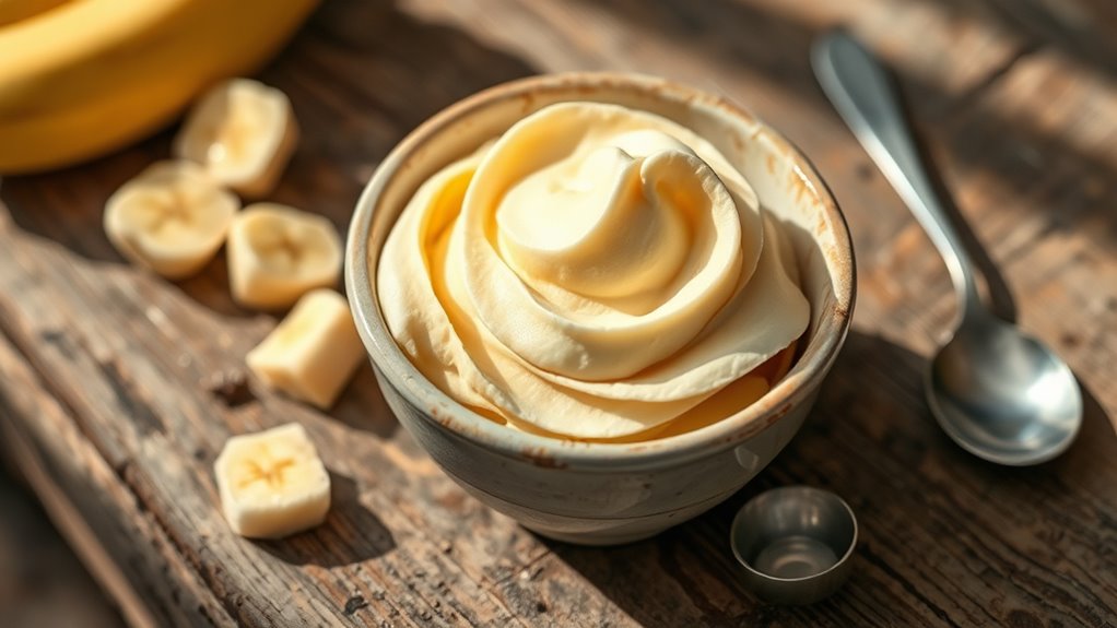 frozen banana ice cream magic