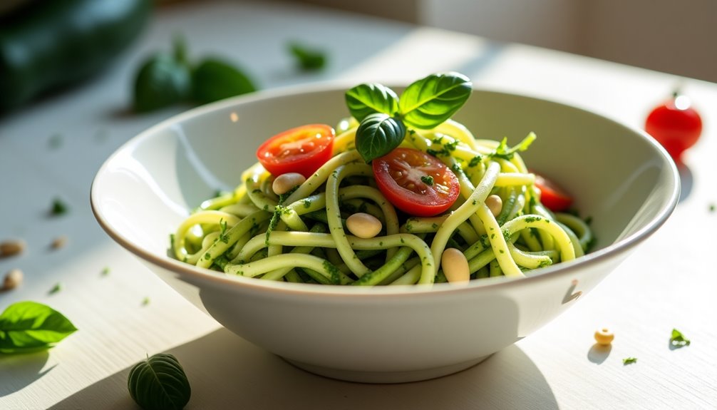 green spiral veggie goodness