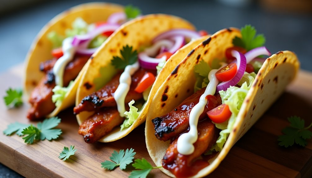 grilled chicken ranch taco feast
