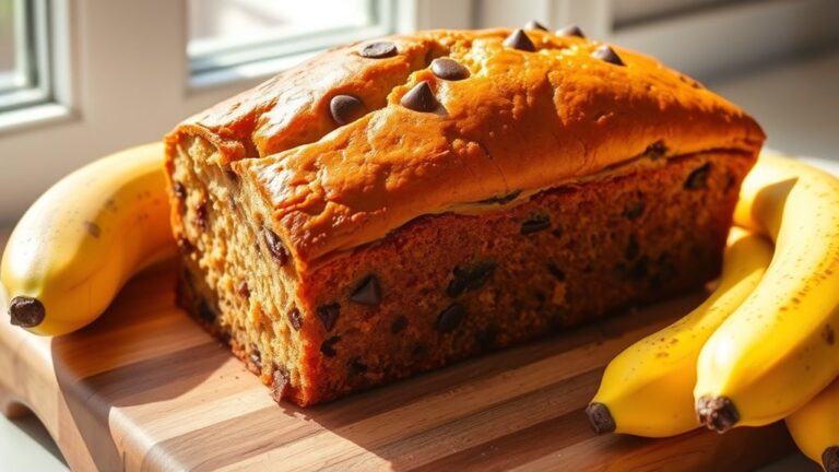 healthy effortless banana bread