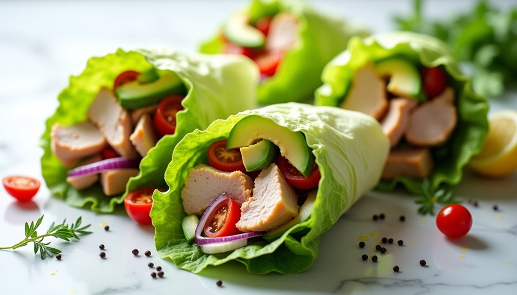 healthy flavorful wrapped sandwich