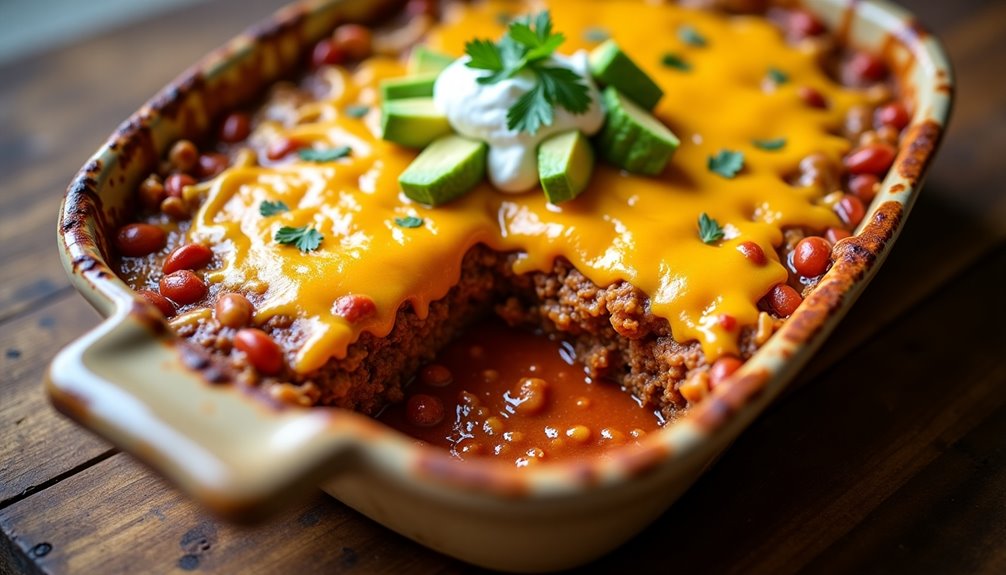 hearty beef and bean casserole