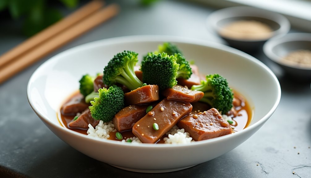 hearty meat veggie rice dish