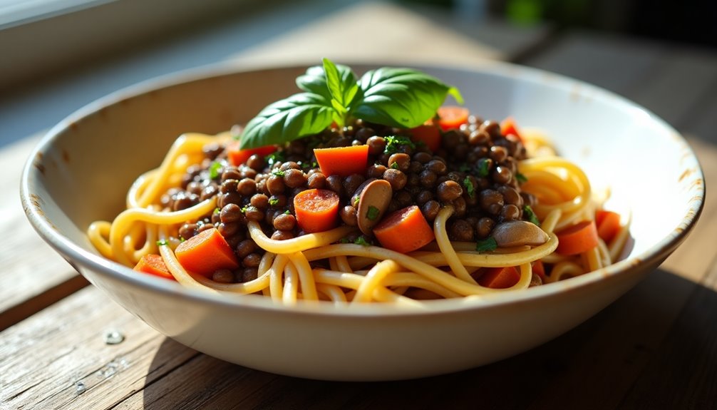 hearty plant based comforting pasta sauce