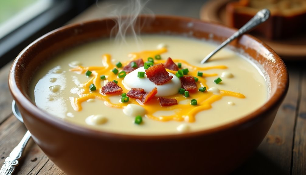 hearty savory creamy comforting
