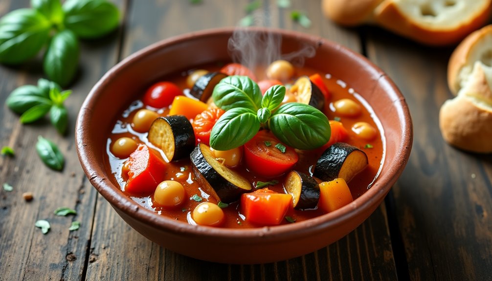 hearty veggie packed simmered delight