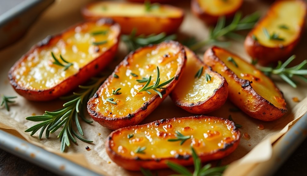 herbed roasted potato wedges