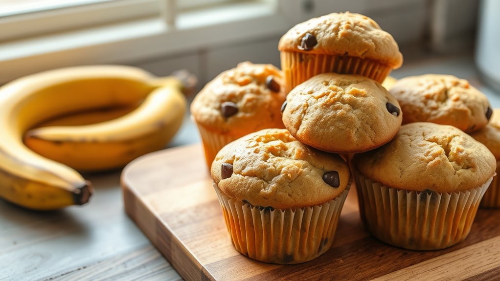 indulgent banana muffin flavors