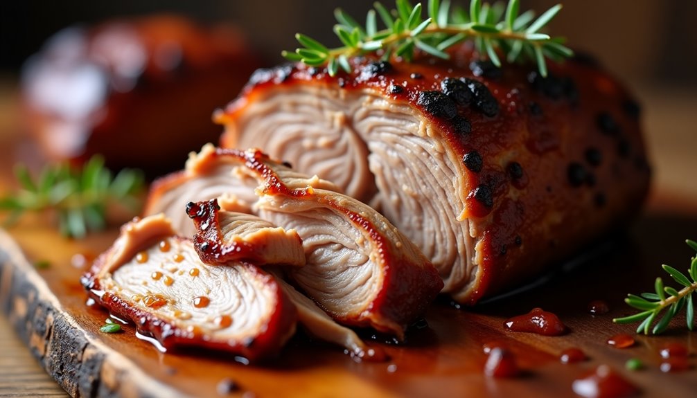 juicy succulent tender pork