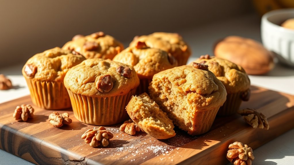 keto friendly banana nut muffins
