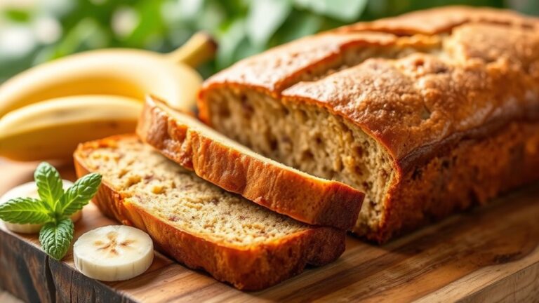 lean calorie reduced banana flavored quick bread