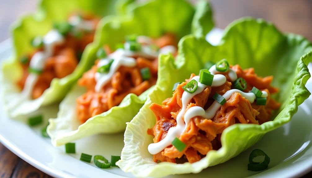 lettuce wrapped chicken buffalo delights