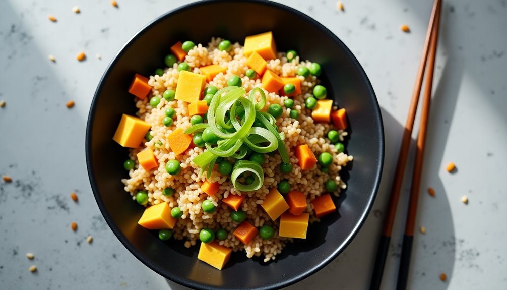 low calorie cauliflower rice dish