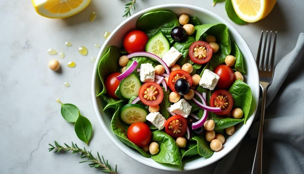 mediterranean vegetarian salad delight