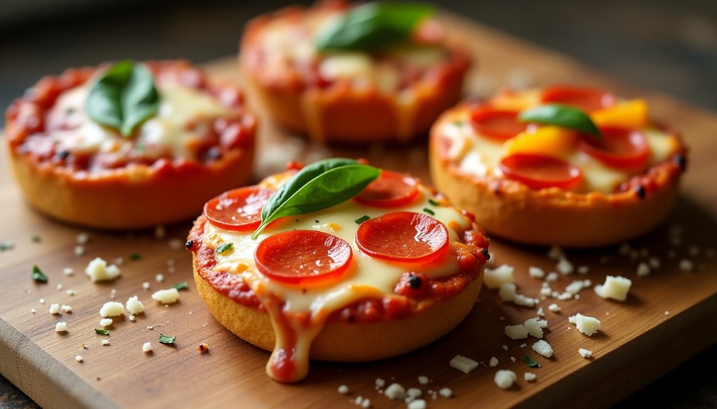 mini pizza english muffins