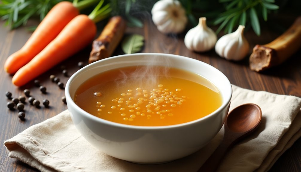 nourishing sipping savory bone broth