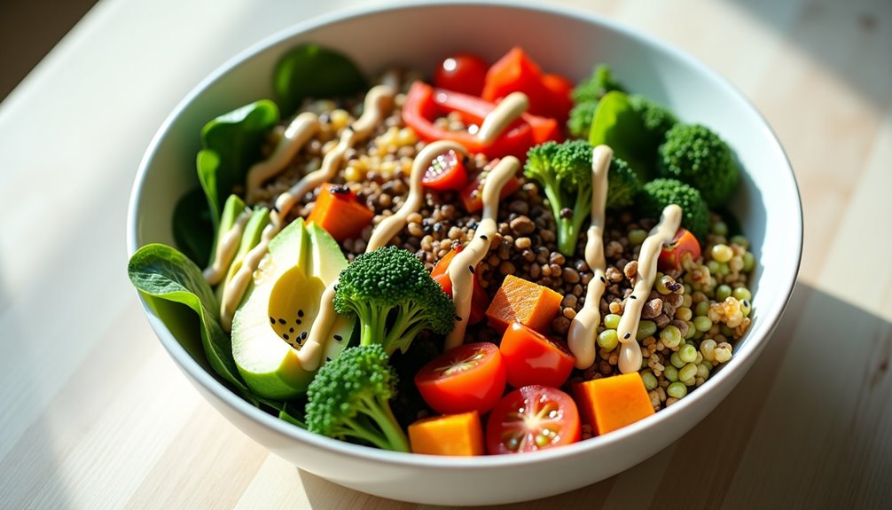 nutrient dense vegetarian power bowl