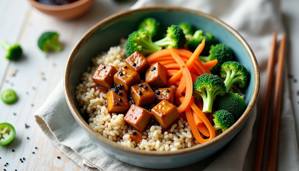 nutritious vegetarian whole food bowl